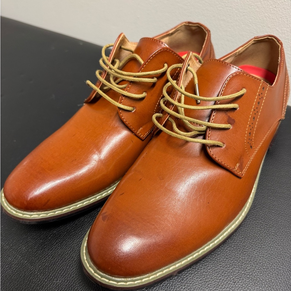 Men's Tan Leather Casual Boots